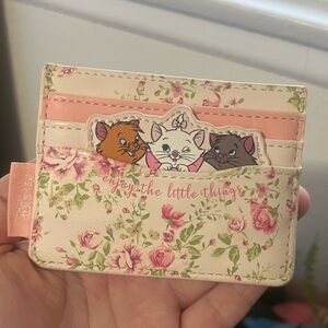 Loungefly Disney Aristrocats Floral Card Holder NWOT